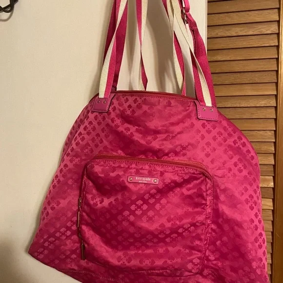 Kate Spade Pink Quilted Travel Bag - Picture 11 of 11